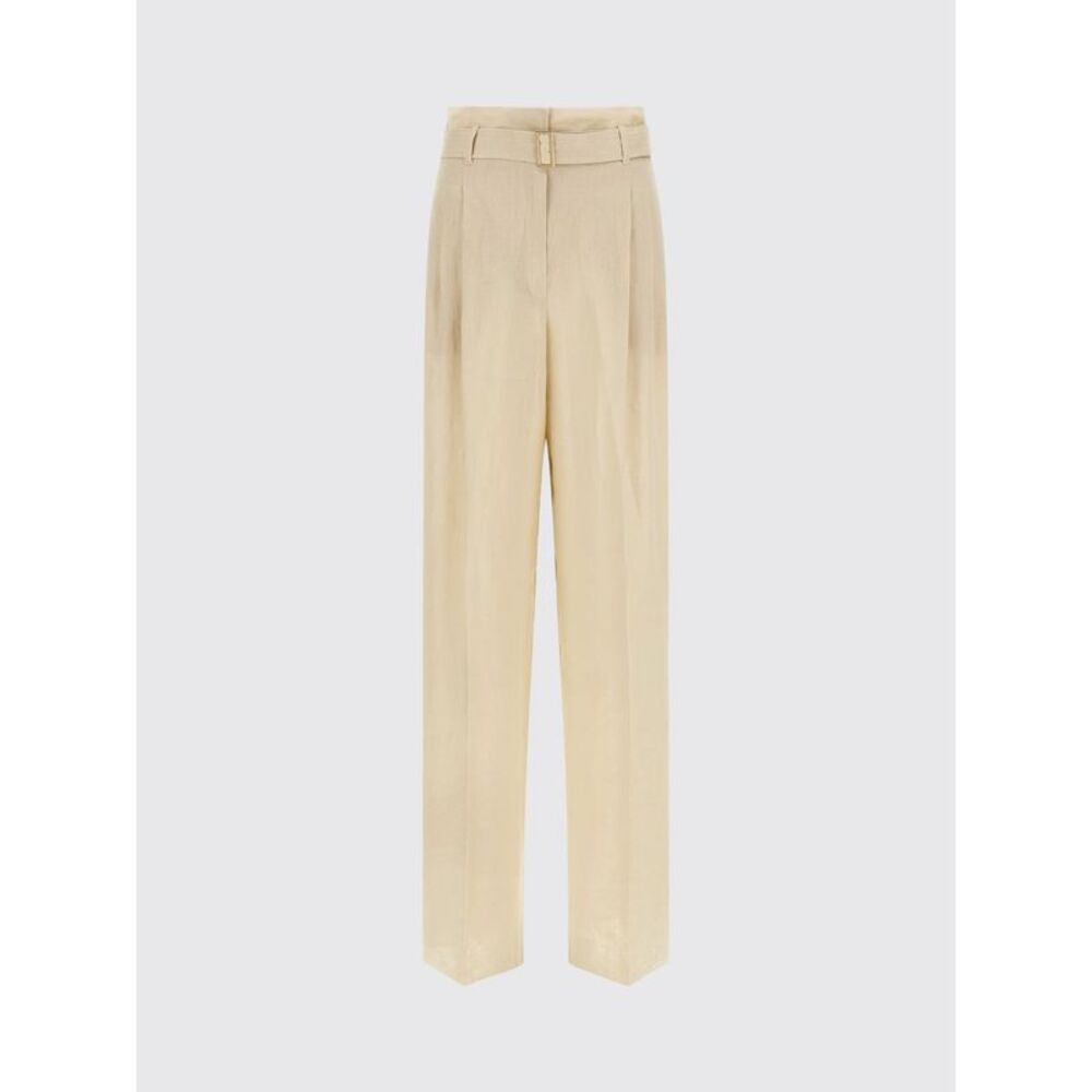 Max Mara Studio Pants Woman Beige